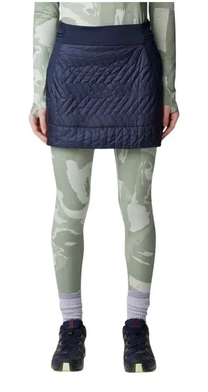 Mountain Hardwear‎ NWOT Trekkin Quilted Insulated Skirt Black Womens Small thumbnail 1