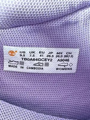 Timberland Laurel Court Low Lace Up Canvas Sneakers Lilac‎ Purple Women 9.5 thumbnail 10