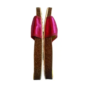 Marc‎ By Marc Jacobs Logo Tag Slides Metallic Pink Sandals Shoes Sz 8 #S46-8 thumbnail 4