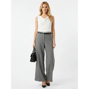 Talbots 100% Wool Black & Gray Thin Striped Trouser Pants 8 thumbnail 6