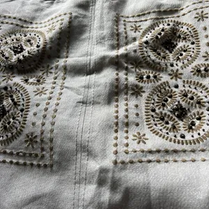 Floreat Anthropologie Skirt Bead Embellishments and‎ Tan Stitching Size 0 thumbnail 9