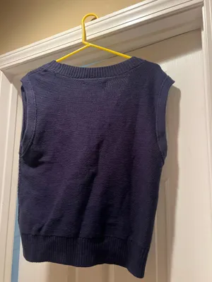 Lucky Brand Navy Sweater Vest thumbnail 3