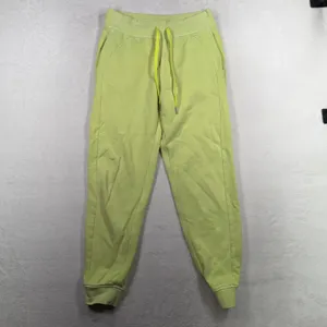 Lululemon 6 Scuba High Rise French Terry Jogger Garment Dye Highlight Neon Yello thumbnail 4