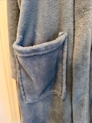🤗🤗🤗3 for 12$🤗🤗🤗Slouchy Short Robe for Women - Light Gray thumbnail 9