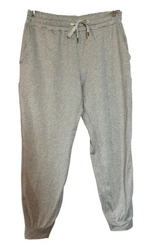 Vuori Performance Joggers Heather Grey Tapered Sweatpants Womens SZ M Soft Fall thumbnail 1