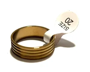 Gold band size 20 thumbnail 1