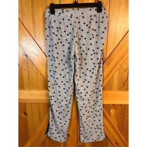 Lucky Brand Pajama Pants Womens XS Gray Blue Stars Elastic Waist Drawstring (220 thumbnail 3