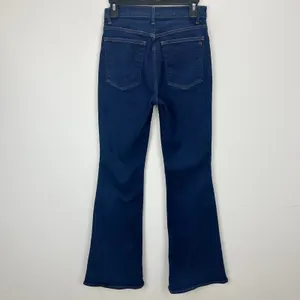 NEW Madewell The Stretch Flare Jean Rinse Wash Dark Blue High Rise US 26 thumbnail 8