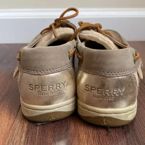 Sperry Sueded Jute and Metallic Slip On Boat Shoes STS95795 thumbnail 2