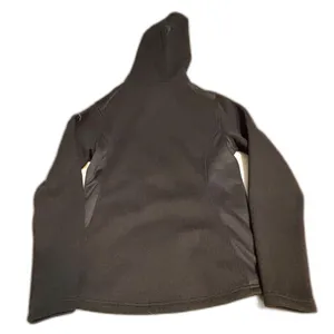 Spyder Black Textured Knit Full Zip Hooded Jacket Small Petite thumbnail 2