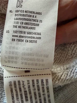 Abercrombie & Fitch Cropped Oversized Logo Hoodie Grey Size XS⁠ thumbnail 12