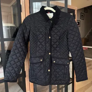 joules barn jacket Newdale Quilted Hunter Coat puffer corduroy collar zipper thumbnail 8