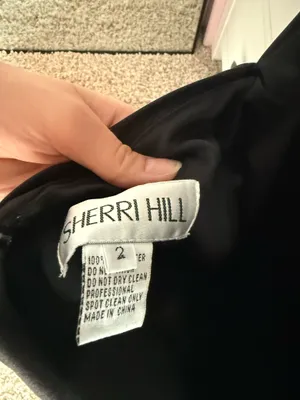Black Sherri Hill Homecoming Dress Short thumbnail 4