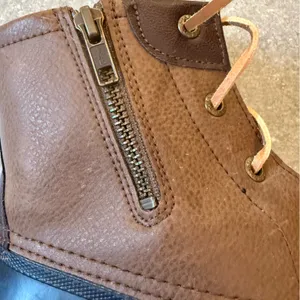 Sperry Top-Sider Saltwater Duck Boots Brown & Navy Blue Women’s Size 8M thumbnail 10