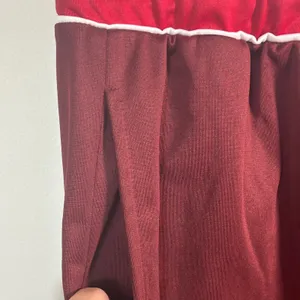 Coca-Cola Track Pants Small Burgundy Red Side Stripe‎ Wide Leg Logo Lounge thumbnail 8