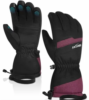 NEW Waterproof Ski Gloves Winter Gloves Unisex Touchscreen 3M Insulated L thumbnail 1