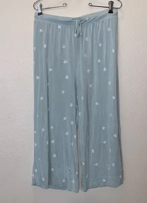 Honeydew Blue Stars Stretchy Capri pajama Pants thumbnail 1