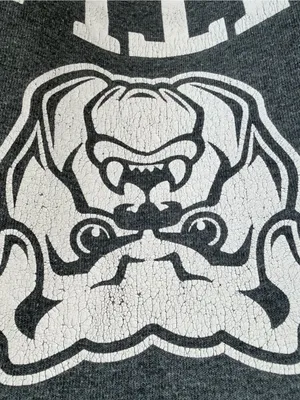 Butler University Bulldogs Off-Shoulder T-Shirt Gray College Tee thumbnail 12