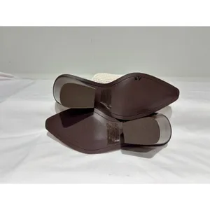 NEW JustFab Woven Heeled Mules SIze 7 thumbnail 8