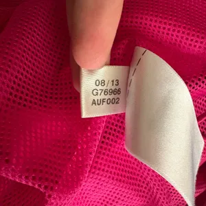 Adidas Women's Full Zip Windbreaker Jacket Pink 3 Stripe Lightweight‎ Size Large thumbnail 7