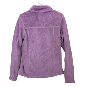 Patagonia Re Tool Verbena Purple Snap Pullover Fleece Fuzzy‎ Jacket Size MEDIUM thumbnail 5