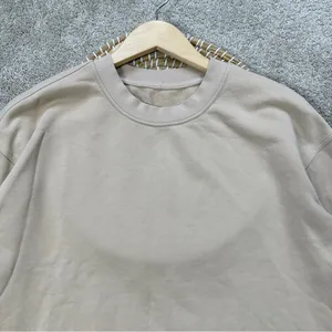 Lululemon Perfectly Oversized Crewneck Sweatshirt Cotton Terry in Cafe Au Lait 6 thumbnail 6