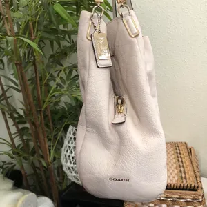 Coach 26224 Beige Phoebe Pebble Leather Shoulder Hand Bag Purse thumbnail 2