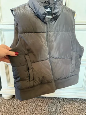 Puffer Vest Gray Size L thumbnail 3