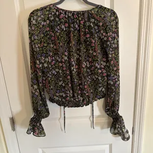 Amanda‎ Uprichard Orleans Long Sleeve Top in Charmont Size Medium Boho Floral thumbnail 5
