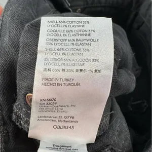 Free People Bren Boyfriend Jean in Black‎ Magic Size 26 thumbnail 8