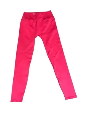 VS PINK Thick Knit Hot Pink High Waist Seamless Leggings M/L thumbnail 1