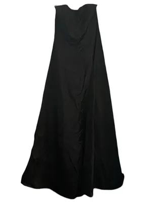 Vintage y2k Charlotte Russe Strapless Evening Gown Rhinestone Trim Formal goth thumbnail 4