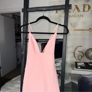 House Of CB Loren Blush Pink Bralette Midi Bodycon Dress Womens Small EUC thumbnail 6