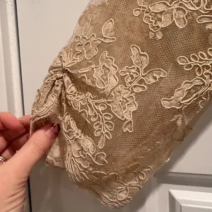 Vintage Inspired Lace Tea Length Dress Bateau‎ Neck Bridal Cocktail XXS thumbnail 6