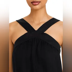 Joie Women’s Rosabel Linen Black‎ Halter Neck Maxi Dress Size S thumbnail 3