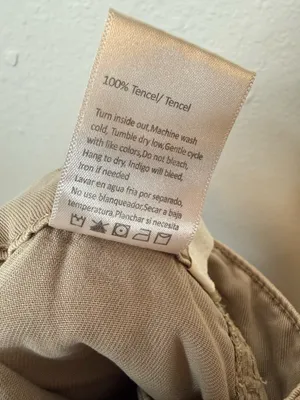 Risen Jeans Los Angeles The Carly Cargo Pants Taupe Wide Leg Size 2XL 90s Grunge thumbnail 11
