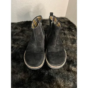 Birkenstock Women’s 37 6.5 Narrow Melrose Black Suede Ankle Boots new thumbnail 2