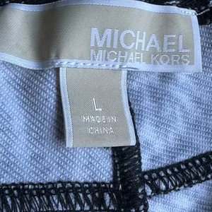 Michael Kors Zebra Print Pants Back pockets. High Waist No Zipper /Button Sz L thumbnail 6