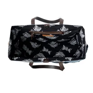 NWT Boho Western Patchpocket BillyJean Denim Tote Shoulder Bag thumbnail 4