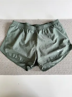 Nike Women's Sage Green Athletic Running Shorts Size Medium thumbnail 2