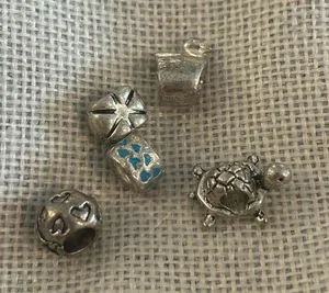A500 charm bracket silver plated 5 pcs Gray thumbnail 1
