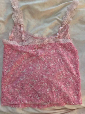 Pink Love Shack Fancy Lace Tank thumbnail 3
