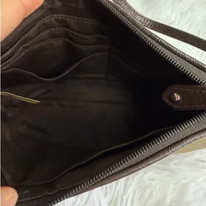 COACH y2k Brown Signature Canvas Wristlet Mini Purse thumbnail 8