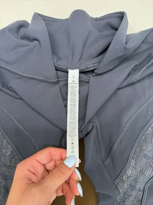 Lululemon Reveal Tight Digirender 25" Graphite Grey Mesh‎ Lace Leggings thumbnail 4