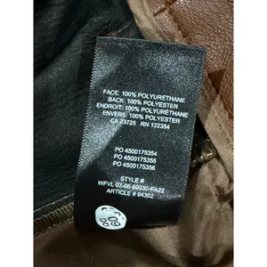 Wilfred Free Brown Vegan Leather Ascendent Pant Straight Leg Size 10 Minimalist thumbnail 9