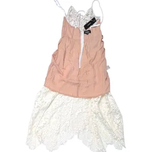 Lulu's One‎ Wish Handkerchief Dress White Lace Midi XS Cruise Wedding Event NWT thumbnail 12