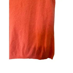 100% Cashmere Mockneck Peach Sweater No Size or‎ No Brand tag thumbnail 8