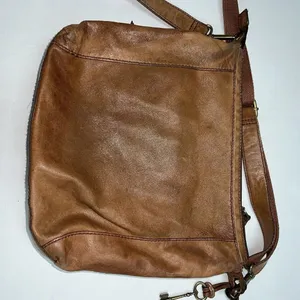 Vintage Fossil Leather Crossbody Bag Purse Brown 13.5 X 11" Womens Ladies thumbnail 8