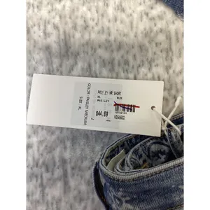 Risen Jeans Paisley HR Short Medium Wash High Rise Frayed Hem XL RDS6602.. thumbnail 6