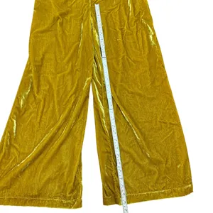 ASTR the Label Hey Hey Hey Jumpsuit in Gold / Mustard Yellow Velour (no belt) Sm thumbnail 10